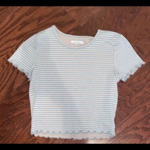 american eagle cropped shirt